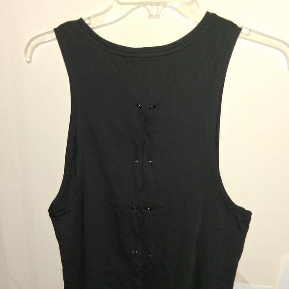 Victoria Sport Lace Back Tank Black sz L /B19 - Picture 4 of 7